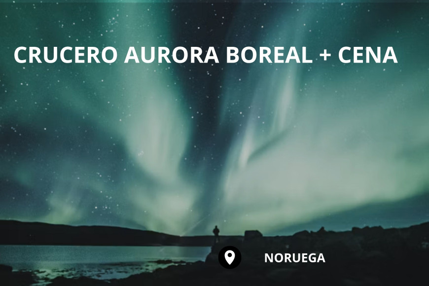 Crucero de la aurora boreal con cena 