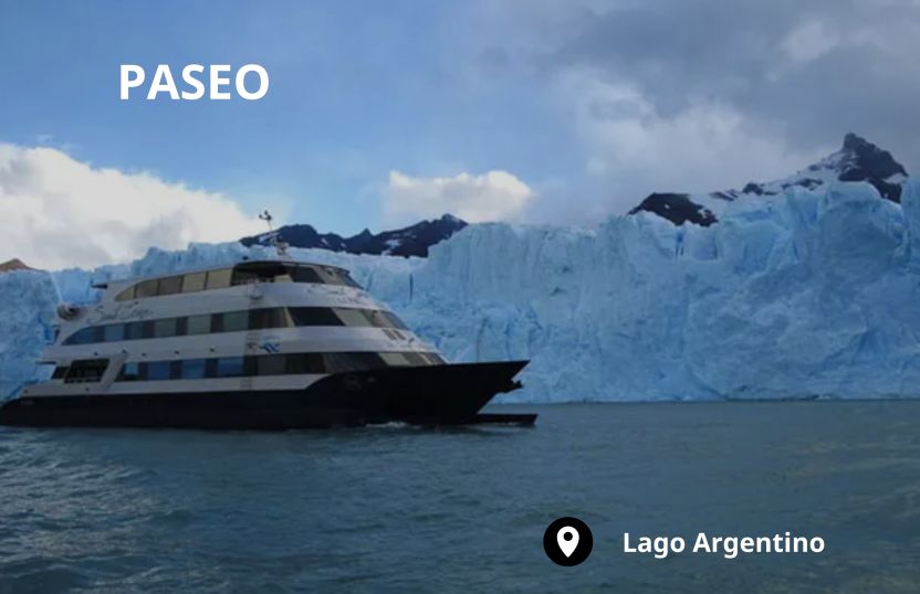 Paseo en barco por el Lago Argentino