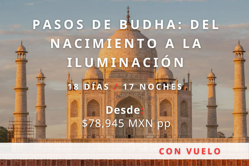 Pasos de Budha: Del nacimiento a la Iluminación