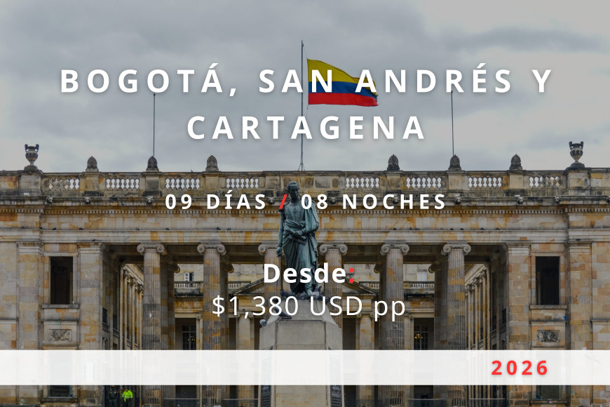 Bogotá, San Andrés y Cartagena