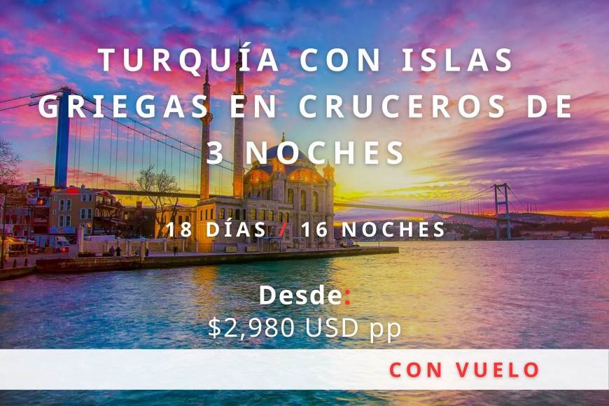Turquía Con Islas Griegas En Cruceros De 3 Noches