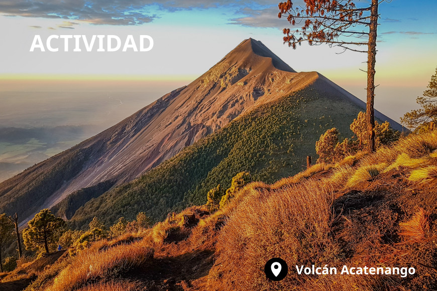 Ruta de 2 días de trekking por el volcán Acatenango