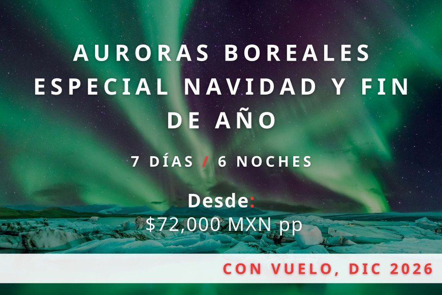 Canadá: Auroras Boreales Especial Navidad y Fin De Año